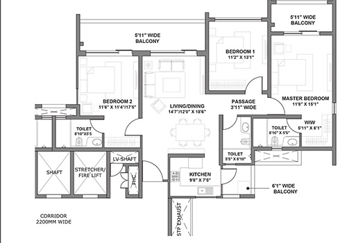 godrej air floor plan