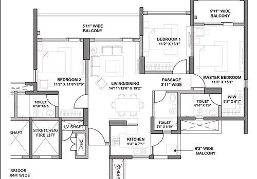 godrej air floor plan